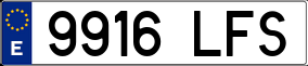 Truck License Plate